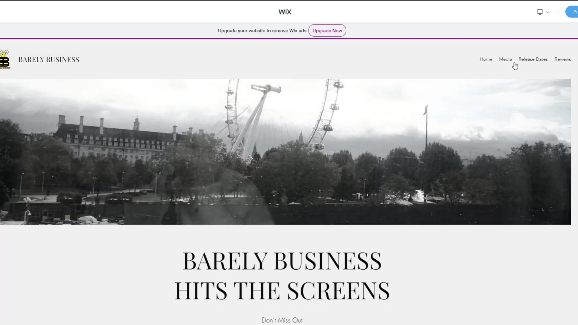 website navigation